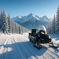 Aventure en motoneige dans les Pyrénées